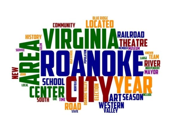 Roanoke Typography Print