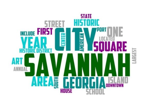 Savannah Typography Wallpaper