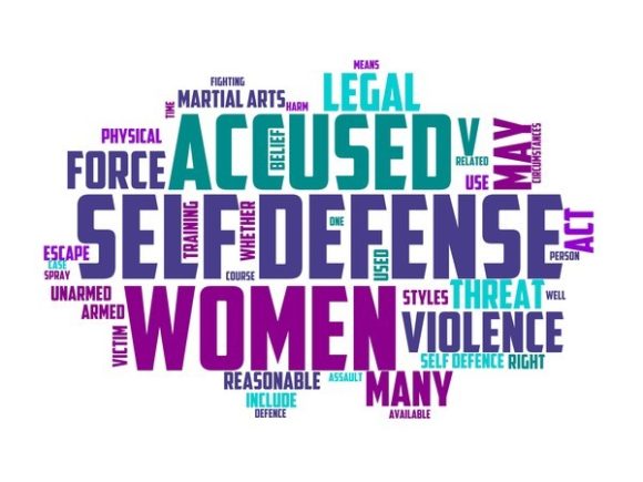 Self Defense Typography Tie Dye