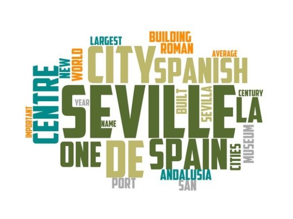 Sevilla Typography Tshirt