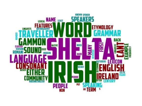 Shelta Typography Tumbler: A Hand-Drawn Word Cloud for Authentic, Versatile Design