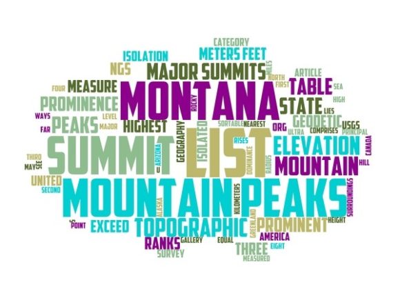 Sliderock Mountain Typography Print