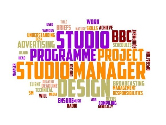 Studio Manager Typography Book Cover