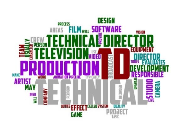 Technical Director Typography Banner