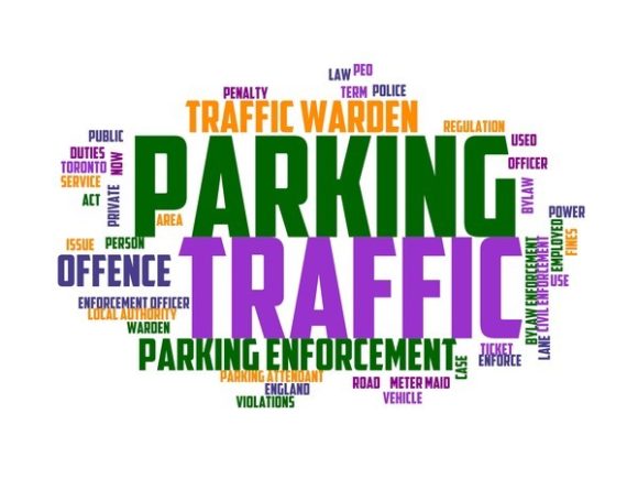 Traffic Warden Typography Tie Dye