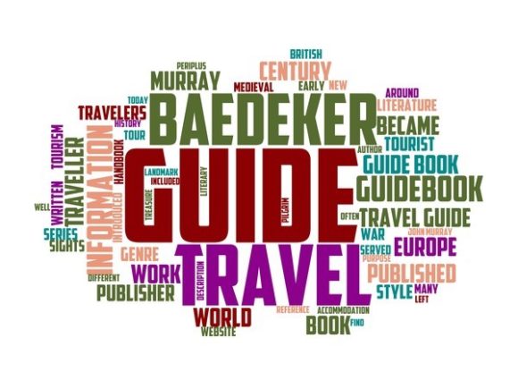 Travel Guide Typography Background